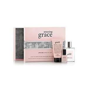  philosophy amazing grace fragrance trio w/gift box Beauty