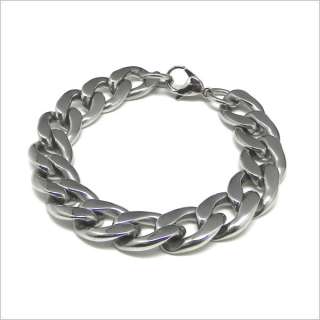 Heavy Stainless Steel Mens Anchor Chain Bracelet BL049  