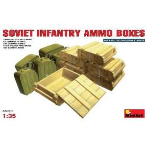    MiniArt Models 1/35 Soviet Infantry Ammo Boxes Toys & Games