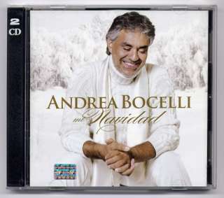 Andrea Bocelli Mi Navidad Mexican Edition CD+DVD   Rare 0827865393623 