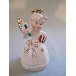  Vintage Porcelain  Spetember Angel  Girl Figurine 4 1/2 