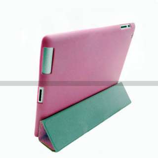 Pink Smart Cover TPU Case Skin For Apple iPad 2  