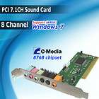 PCI 7.1 8 channel C Media 8768 chipset Sound Card