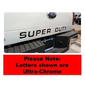    Ford Super Duty Tailgate Lettering Kit   Ultra Chrome: Automotive