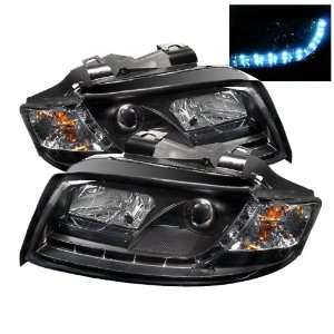    2002 2005 Audi A4 Black R8 LED Projector Headlights: Automotive