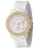   Michael Kors Watch, Womens Chronograph White Ceramic Bracelet MK5237