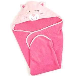  Carters Cat Hooded Baby Bath Towel   Pink: Baby