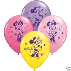Minnie Mickey Mouse latex balloons Donald Goofy party  