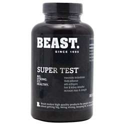 Beast Sports Nutrition Super Test, 180 Capsules  