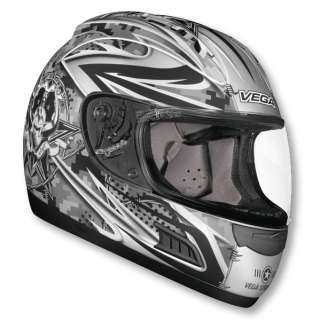 Vega Altura Lock n Load Full Face Motorcycle Street Bike Helmet  