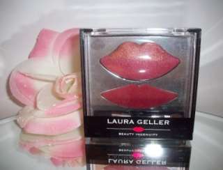 Laura Geller Baked Bites Bronze Berry Lipstick Lip Gloss Duo Compact 
