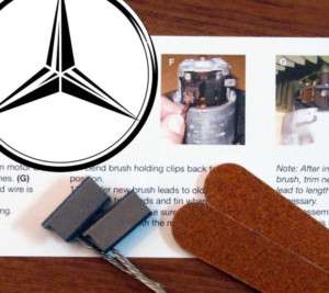 Mercedes Blower Motor Rebuild Kit Brushes W123 123  