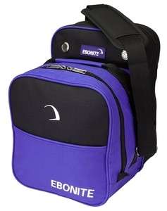 Ebonite Compact Single Blue/Black 1 Ball Bowling Bag  
