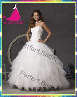   Gown Prom Wedding Party Quinceanera Dress Bridal Evening Formal  