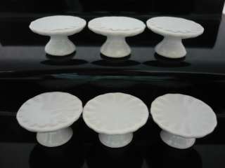 6x25 mm White Stand Cake Dollhouse Miniatures Food Supply Deco  