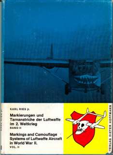 MARKINGS & CAMOUFLAGE SYSTEMS of WW2 LUFTWAFFE AIRCRAFT GERMAN BOOK #2 