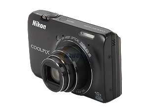   230K LCD 10X Optical Zoom 25mm Wide Angle Digital Camera HDTV Output