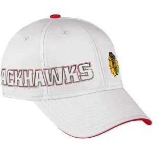 Chicago Blackhawk Hat : Reebok Chicago Blackhawks White 