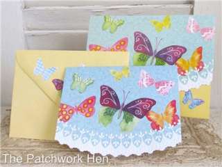 Carol Wilson Bright Butterflies Blank Note Card Set 095372724098 