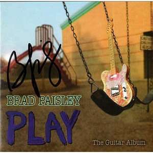 Brad Paisley Autographed Signed Country CD Cover & Proof UACC