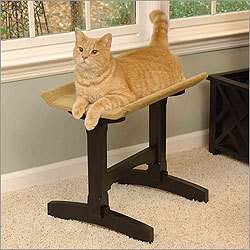 Mr. Herzhers Craftsman Single Seat Wooden Cat Perch  