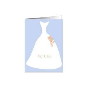  Bridal Shower Hostess Thank You, Wedding Dress Card 