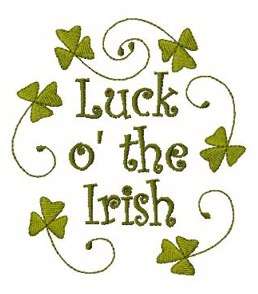 Irish Shamrocks Celtic St Patricks Quilter Quilting Clover Embroidery 