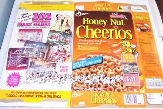 This listing is for a 1991 Honey Nut Cheerios 101 Dalmatians Cereal 