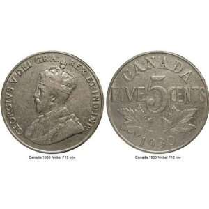  Extra Fine 1930 Canadian Nickel 