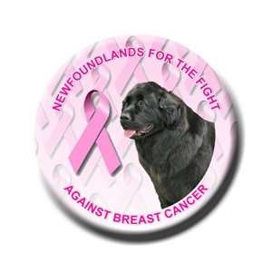  Newfoundland Breast Cancer Pin Badge 2 (Black): Everything 