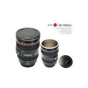    105mm Canon Lens with Lens Cap Shaped Coffee Mug Cup