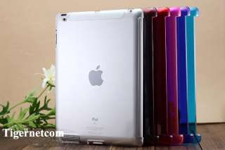 New Colorful Clear Crystal Hard Case Cover For iPad 2  