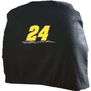  Nascar Diver Jeff Gordon Car # 24 Auto Headrest Covers 