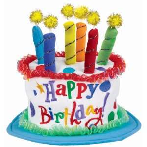   Boy Birthday Cake Hat / Various   color may vary 