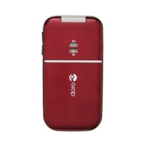  Doro 410 Burgundy (Consumer Cellular) Cell Phones & Accessories