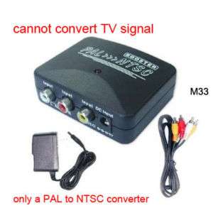 New DIGITAL SIGNAL TV CONVERTER BOX FROM PAL TO NTSC 4D  