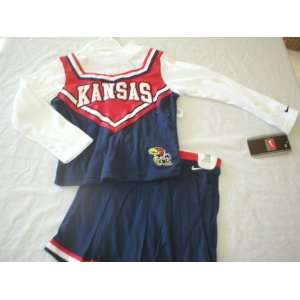    Kansas Jayhawks Nike Cheerleader Skirt and Top: Sports & Outdoors