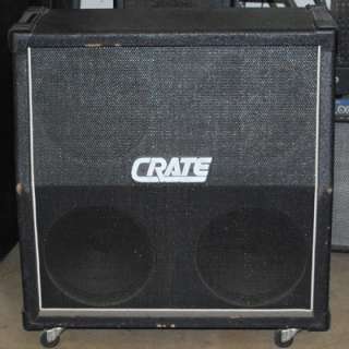 PICK UP ONLY  Crate 4x12 Half Stack Electric Guitar Cabinet Good 