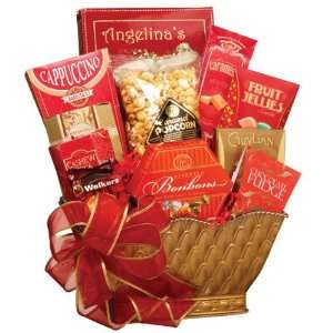  My Golden Valentine Gift Basket 