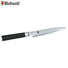   Classic 6 Serrated Utility Knife DM0722 Kai Damascus Japan DM 0722