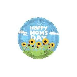  18 Happy Moms Clear Day   Mylar Balloon Foil: Health 