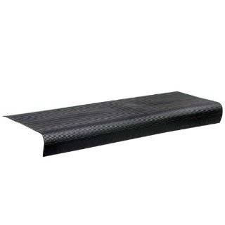   Inch by 24 Inch Vinyl Stair Treads, Black by M D Building Products