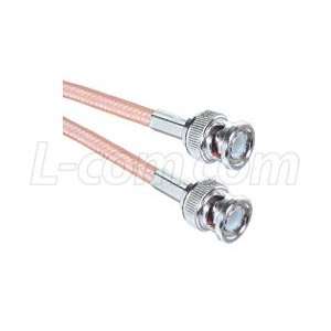  RG142B Coaxial Cable, BNC Male / Male, 7.5 ft Electronics