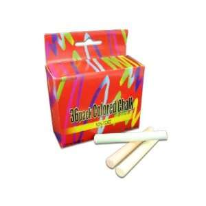  New 36 Pack colored chalk, Assorted Cases   KK020~24 