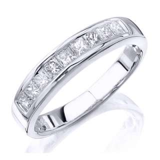   princess diamond wedding band ring anniversary diamond solitaire rings