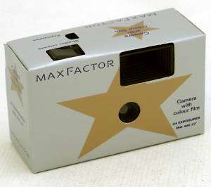 MAX FACTOR DISPOSABLE FILM CAMERA *BOXED*  