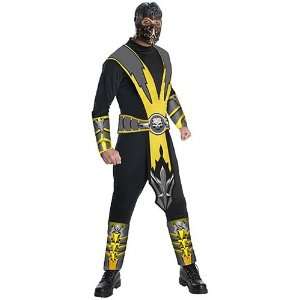  Mortal Kombat Scorpion Costume, Mens Size L (36 38) Toys 