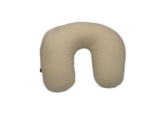 Shape Neck Travel Pillow Transforms to Roll Pillow as Bolster Back 