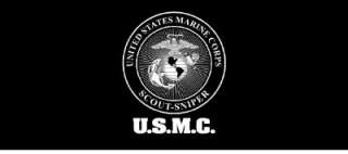 USMC MARINES SCOUT SNIPER T SHIRT BLACK ** M XXXL **  
