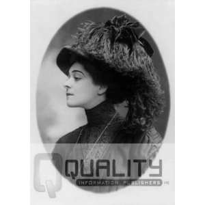  1908 Alla Nazimova, Russian Actress & Movie Producer [10 x 